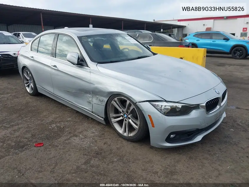 BMW 3ER 2017, VIN WBA8B9G33HNU55826