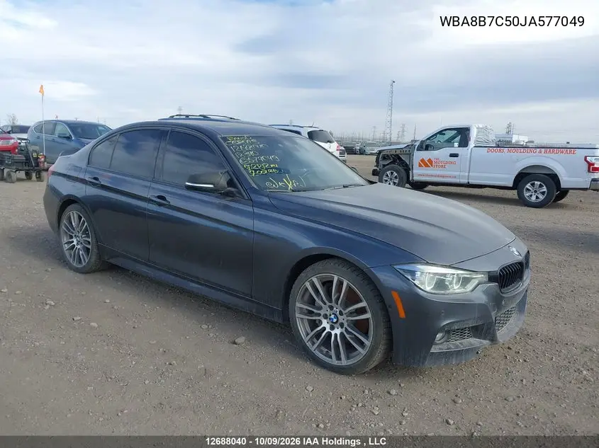 BMW 3ER 2018, VIN WBA8B7C50JA577049