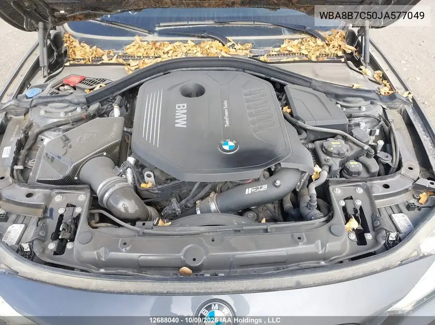 2018 BMW 3ER VIN WBA8B7C50JA577049 — фото 10