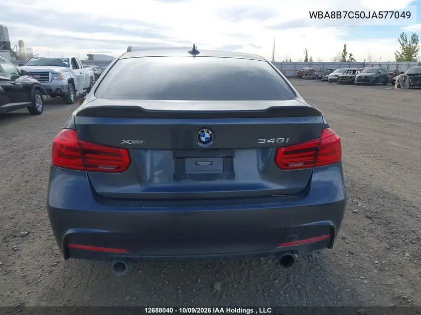 2018 BMW 3ER VIN WBA8B7C50JA577049 — фото 17