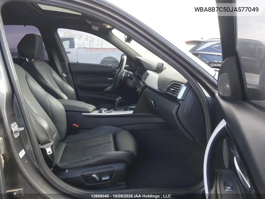 2018 BMW 3ER VIN WBA8B7C50JA577049 — фото 5