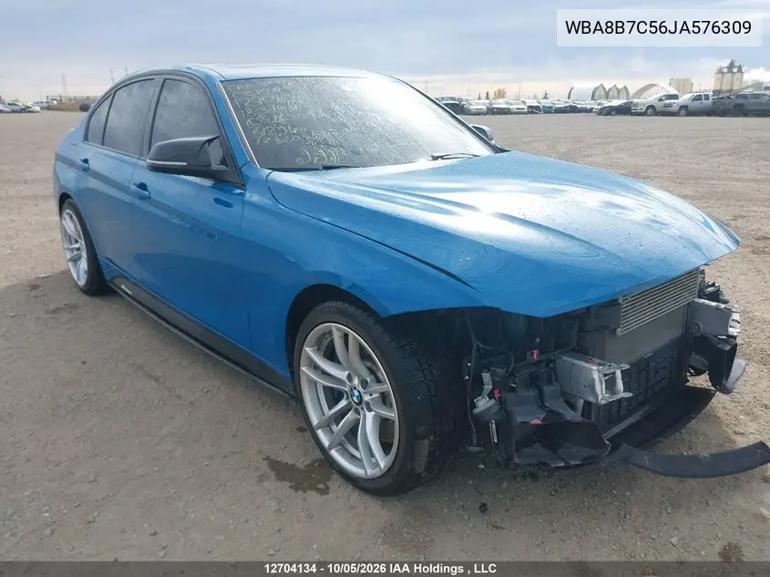 BMW 3ER 2018, VIN WBA8B7C56JA576309