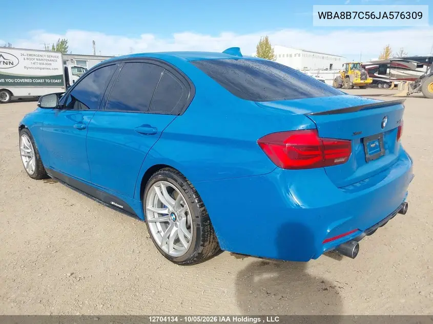 2018 BMW 3ER VIN WBA8B7C56JA576309 — фото 3