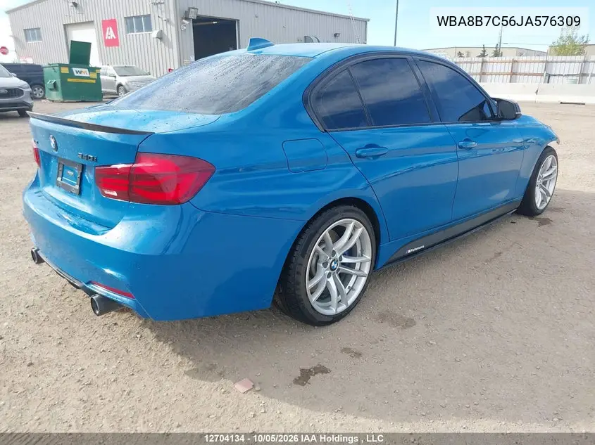 2018 BMW 3ER VIN WBA8B7C56JA576309 — фото 4