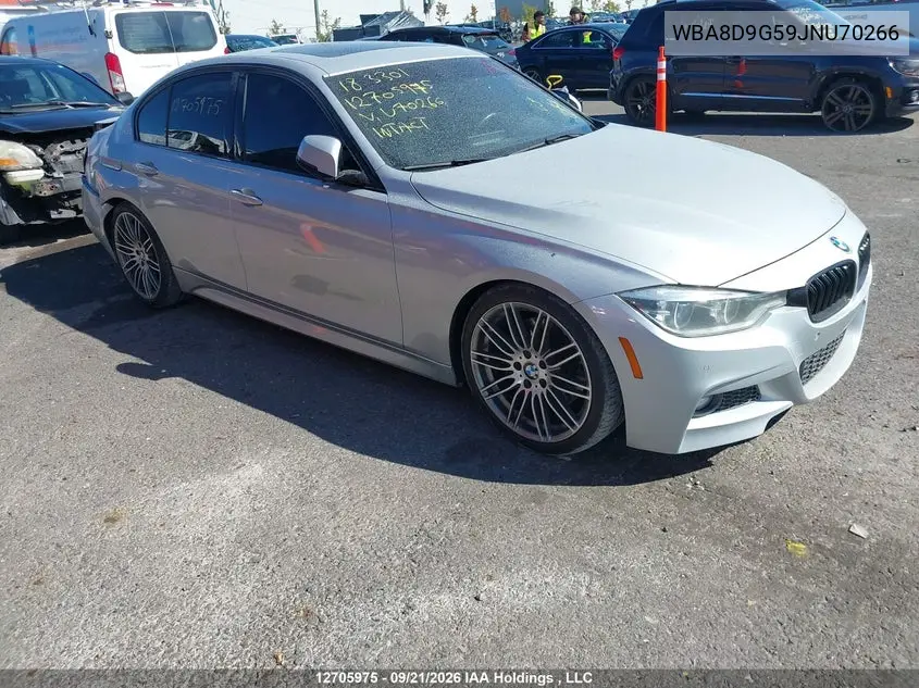 BMW 3ER 2018, VIN WBA8D9G59JNU70266