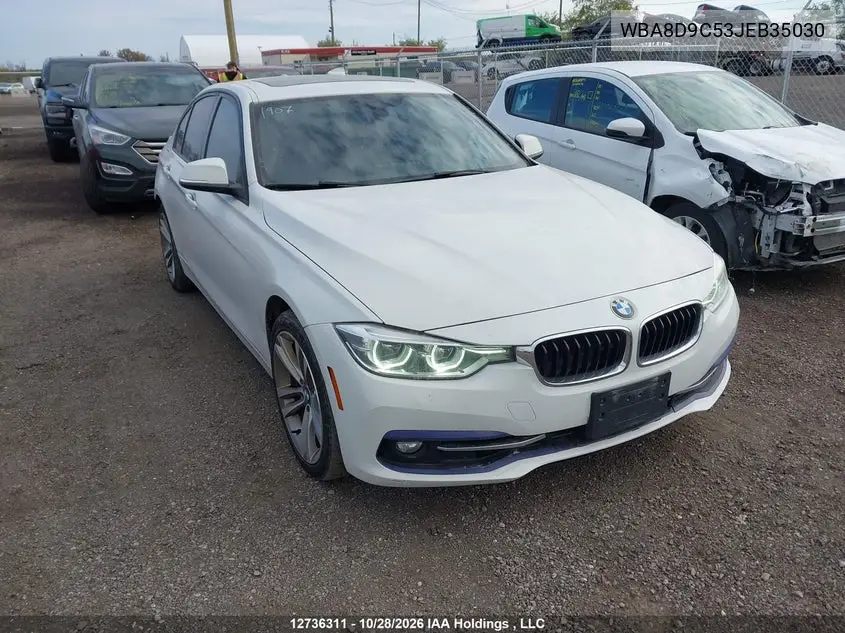 BMW 3ER 2018, VIN WBA8D9C53JEB35030