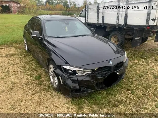 BMW 3ER 2018, VIN WBA8D9C53JA615170