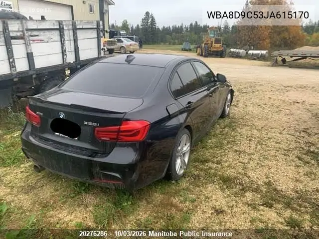 2018 BMW 3ER VIN WBA8D9C53JA615170 — фото 4