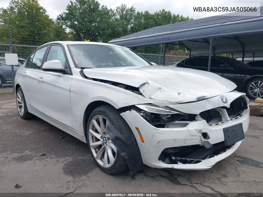 BMW 3ER 2018, VIN WBA8A3C59JA505066