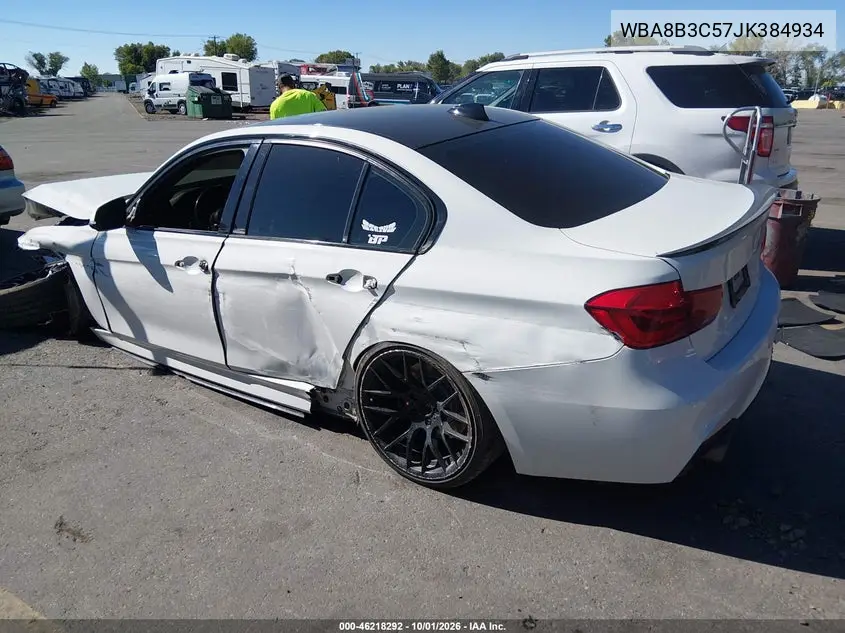 2018 BMW 3ER VIN WBA8B3C57JK384934 — фото 3