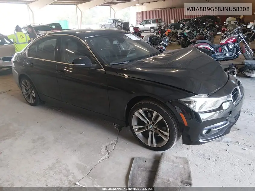 BMW 3ER 2018, VIN WBA8B9G58JNU58308