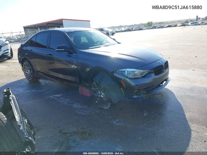 BMW 3ER 2018, VIN WBA8D9C51JA615880