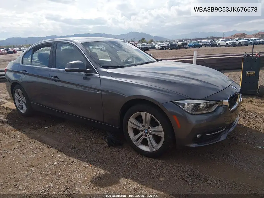 BMW 3ER 2018, VIN WBA8B9C53JK676678