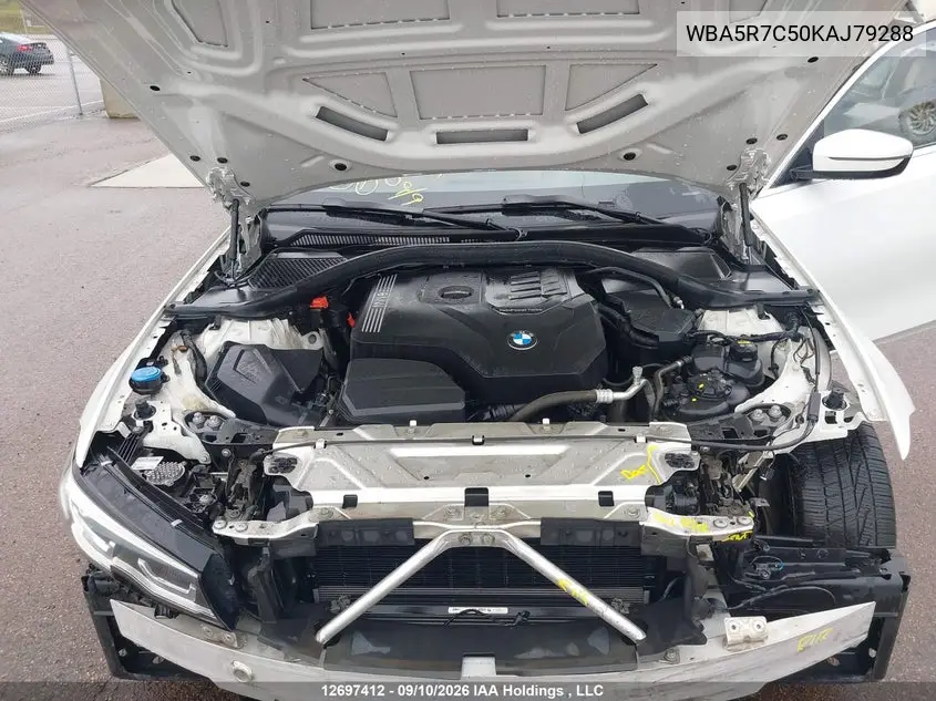 2019 BMW 3ER VIN WBA5R7C50KAJ79288 — фото 10