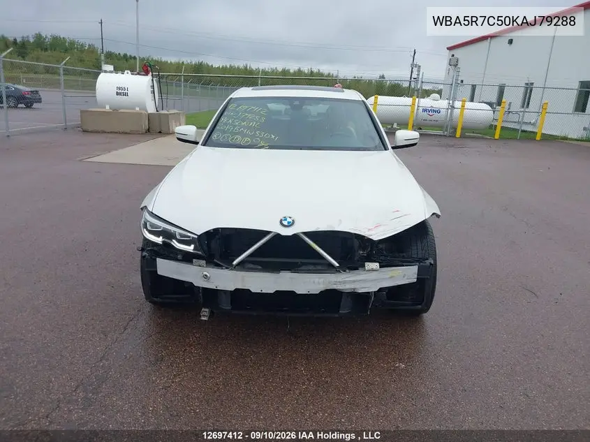 2019 BMW 3ER VIN WBA5R7C50KAJ79288 — фото 13