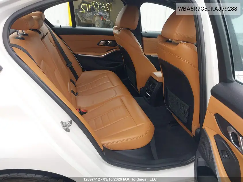 2019 BMW 3ER VIN WBA5R7C50KAJ79288 — фото 8