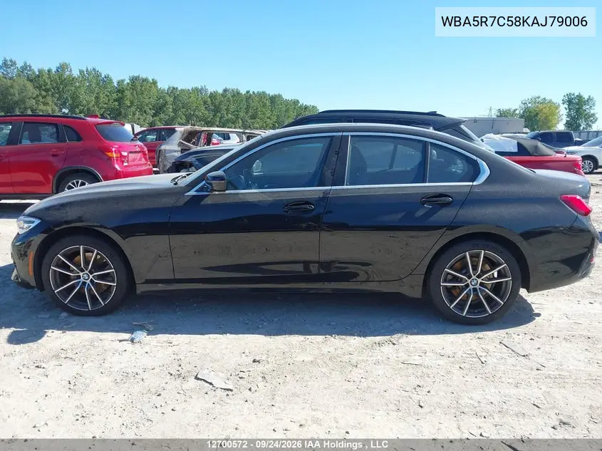 2019 BMW 3ER VIN WBA5R7C58KAJ79006 — фото 14