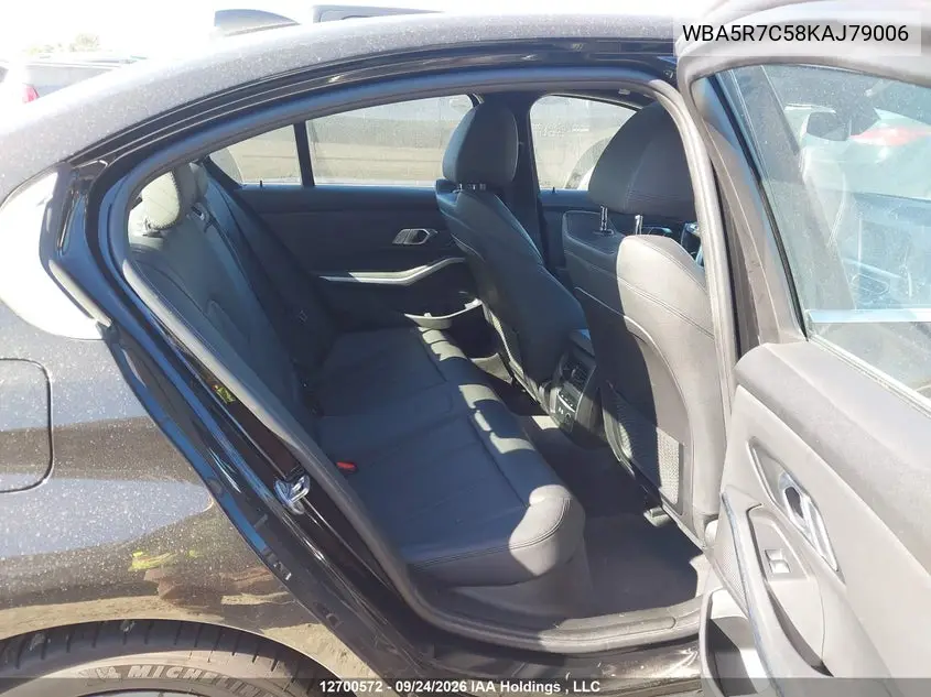 2019 BMW 3ER VIN WBA5R7C58KAJ79006 — фото 8