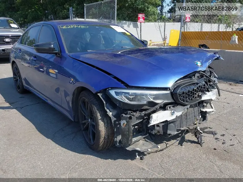 BMW 3ER 2019, VIN WBA5R7C58KAE82869