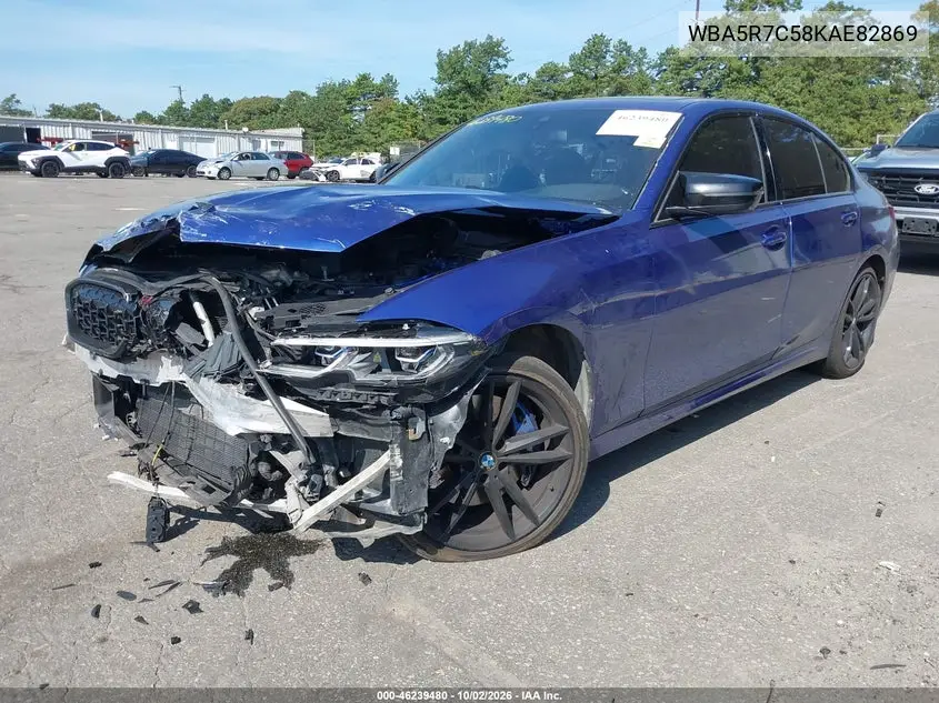 2019 BMW 3ER VIN WBA5R7C58KAE82869 — фото 2