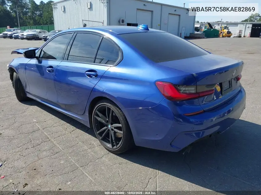 2019 BMW 3ER VIN WBA5R7C58KAE82869 — фото 3
