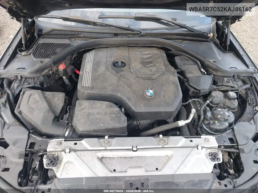 2019 BMW 3ER VIN WBA5R7C52KAJ86162 — фото 10