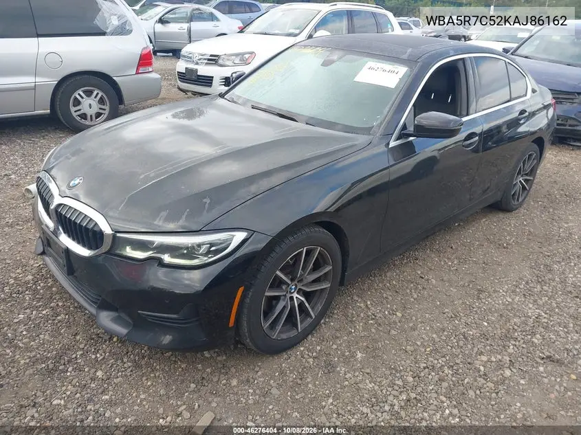 2019 BMW 3ER VIN WBA5R7C52KAJ86162 — фото 2