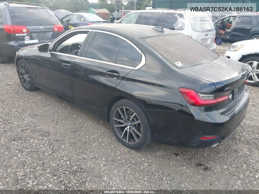 2019 BMW 3ER VIN WBA5R7C52KAJ86162 — фото 3