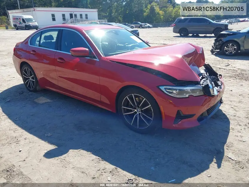 BMW 3ER 2019, VIN WBA5R1C58KFH20705