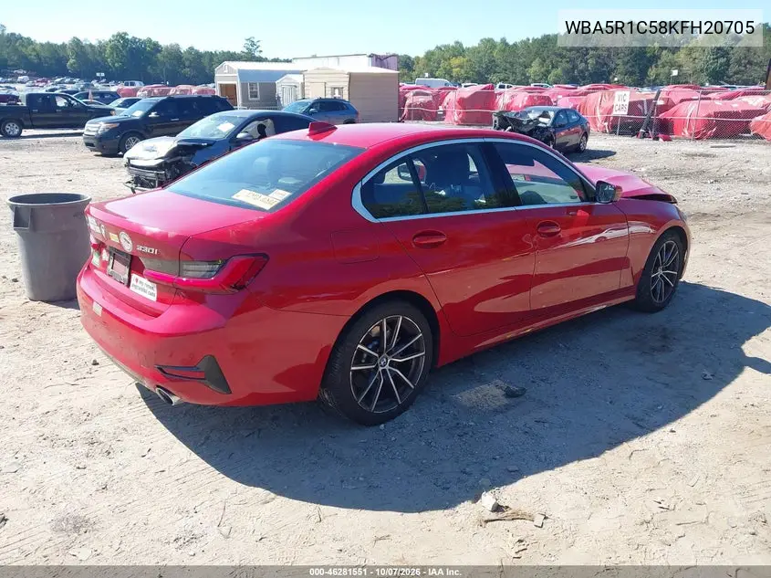 2019 BMW 3ER VIN WBA5R1C58KFH20705 — фото 4