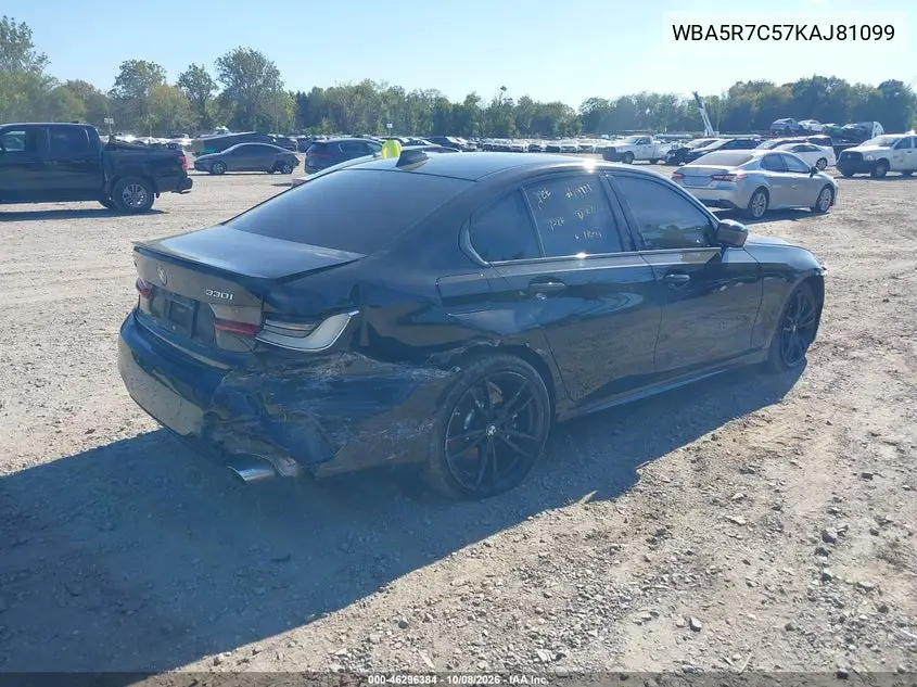 2019 BMW 3ER VIN WBA5R7C57KAJ81099 — фото 4