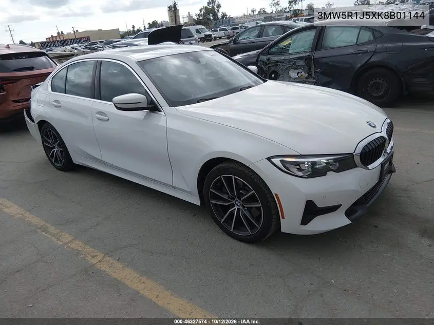 BMW 3ER 2019, VIN 3MW5R1J5XK8B01144