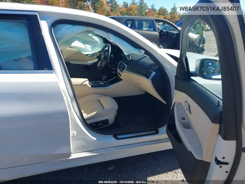 2019 BMW 3ER VIN WBA5R7C51KAJ85407 — фото 5