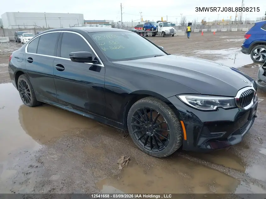 BMW 3ER 2020, VIN 3MW5R7J08L8B08215