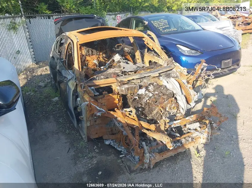 BMW 3ER 2020, VIN 3MW5R7J04L8B08213