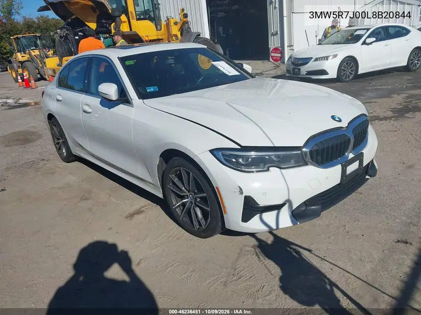 BMW 3ER 2020, VIN 3MW5R7J00L8B20844