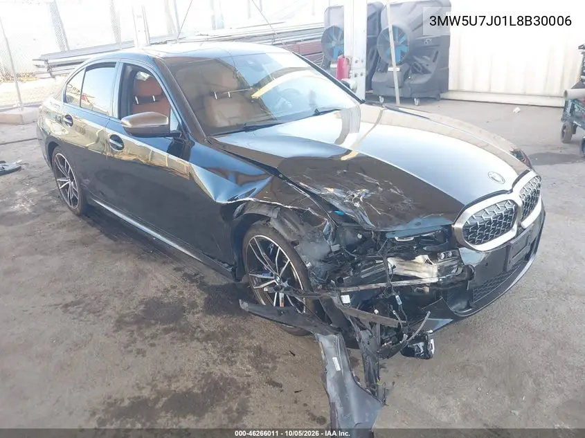 BMW 3ER 2020, VIN 3MW5U7J01L8B30006
