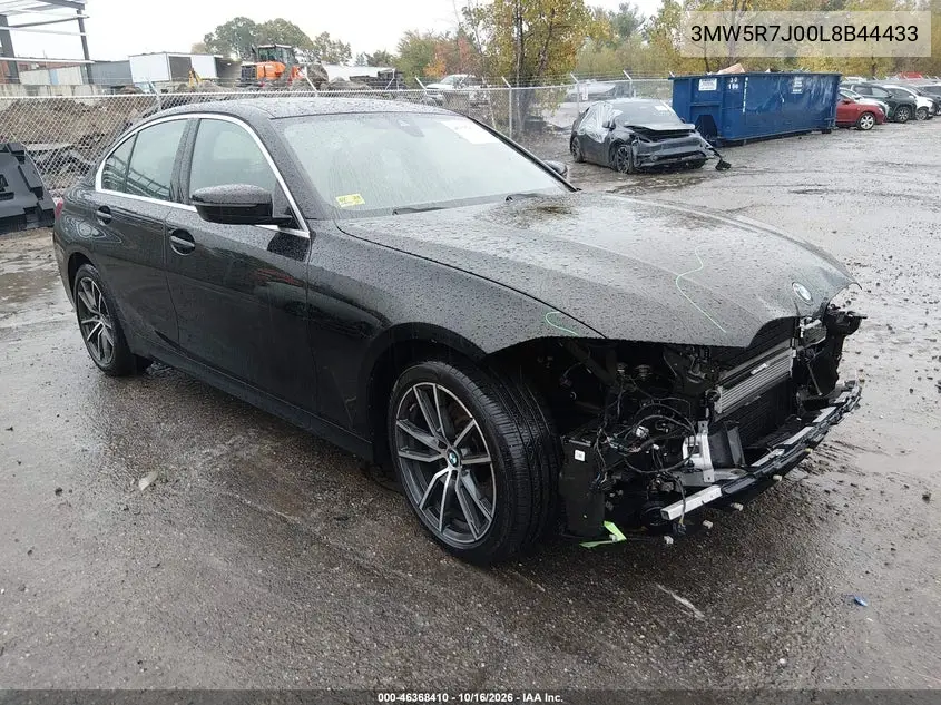 BMW 3ER 2020, VIN 3MW5R7J00L8B44433