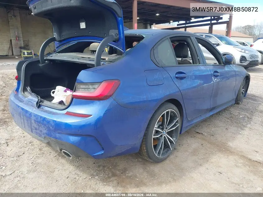 2021 BMW 3ER VIN 3MW5R7J0XM8B50872 — фото 4
