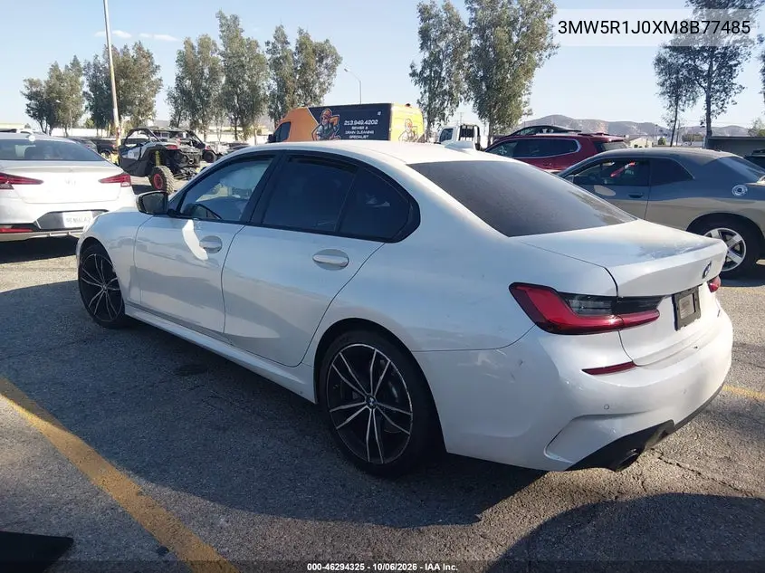 2021 BMW 3ER VIN 3MW5R1J0XM8B77485 — фото 3