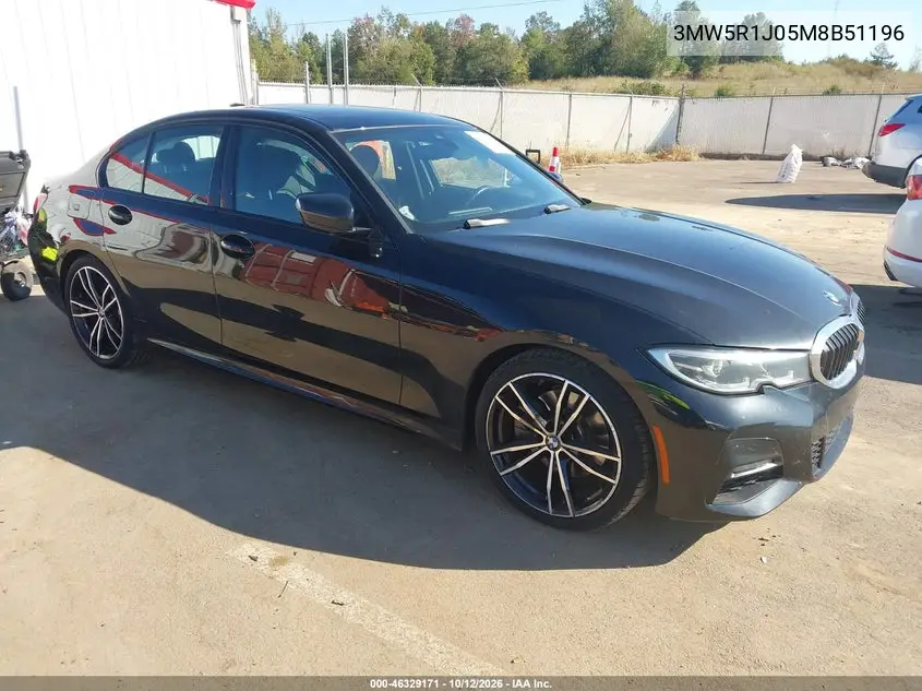 BMW 3ER 2021, VIN 3MW5R1J05M8B51196