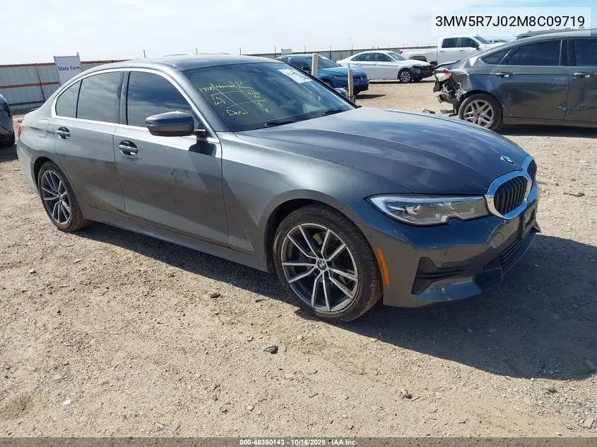 BMW 3ER 2021, VIN 3MW5R7J02M8C09719