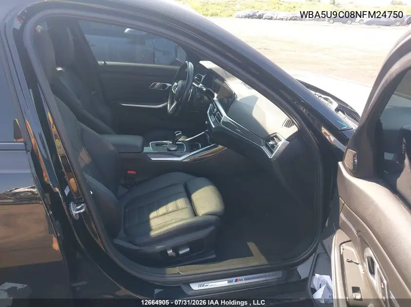 2022 BMW 3ER VIN WBA5U9C08NFM24750 — фото 5