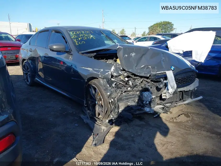BMW 3ER 2022, VIN WBA5U9C05NFM38783