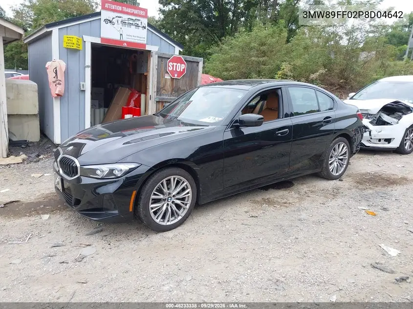 2023 BMW 3ER VIN 3MW89FF02P8D04642 — фото 2