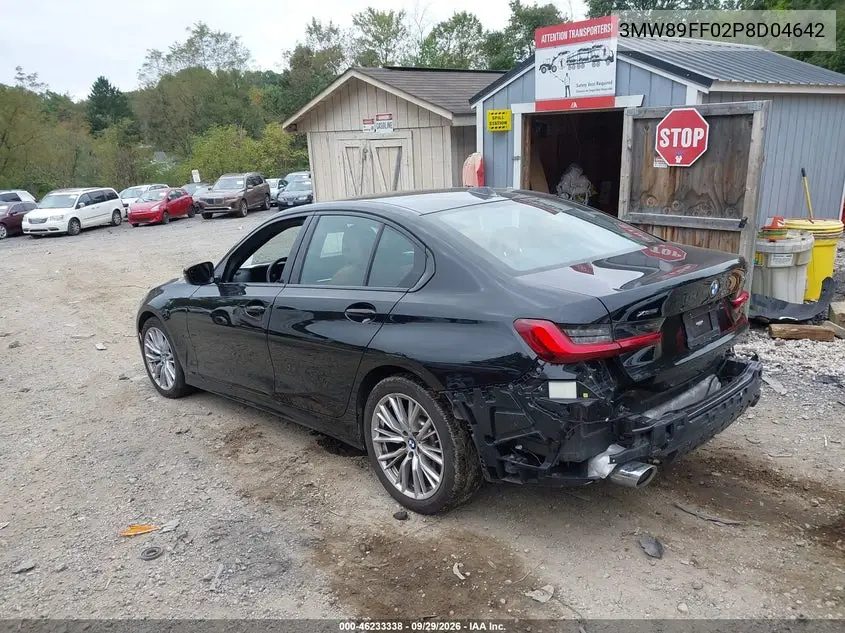 2023 BMW 3ER VIN 3MW89FF02P8D04642 — фото 3