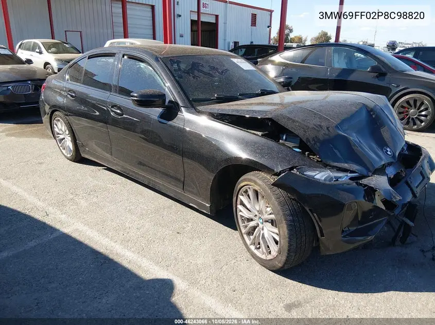 BMW 3ER 2023, VIN 3MW69FF02P8C98820