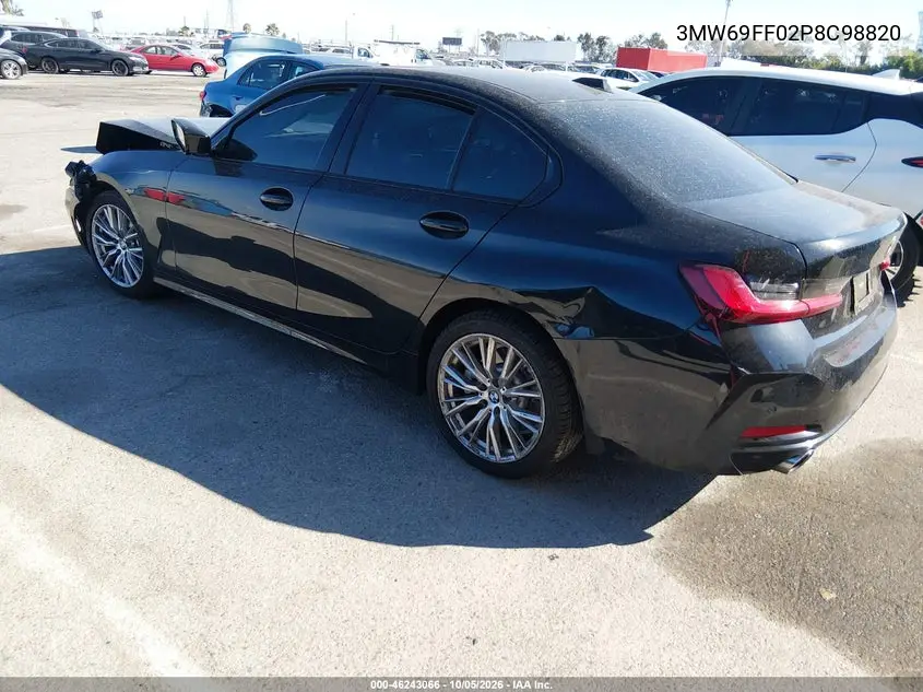 2023 BMW 3ER VIN 3MW69FF02P8C98820 — фото 3