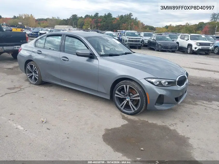 BMW 3ER 2023, VIN 3MW89FF0XP8D40997