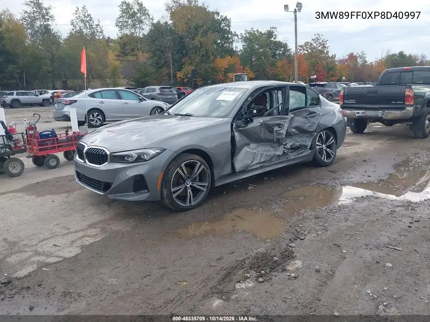 2023 BMW 3ER VIN 3MW89FF0XP8D40997 — фото 2